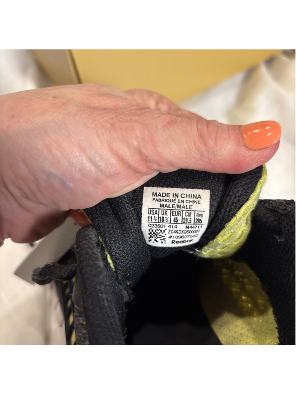 Reebok ZQuick 2.0 Running Shoe featuring Nanoweb and Z-Rated technologies. 11.5 - Picture 7 of 7